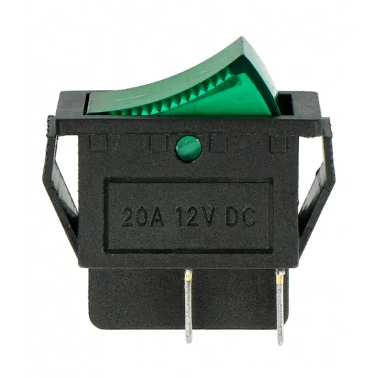 On-Off Switch MK621 12V/20A - Green - Botland
